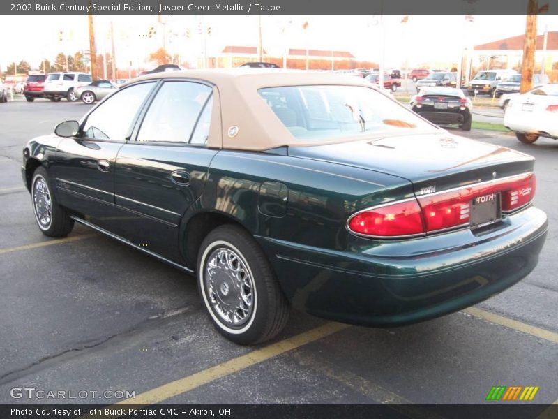 Jasper Green Metallic / Taupe 2002 Buick Century Special Edition