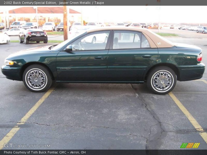 Jasper Green Metallic / Taupe 2002 Buick Century Special Edition