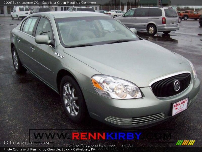 Sage Mist Green Metallic / Cashmere 2006 Buick Lucerne CXL