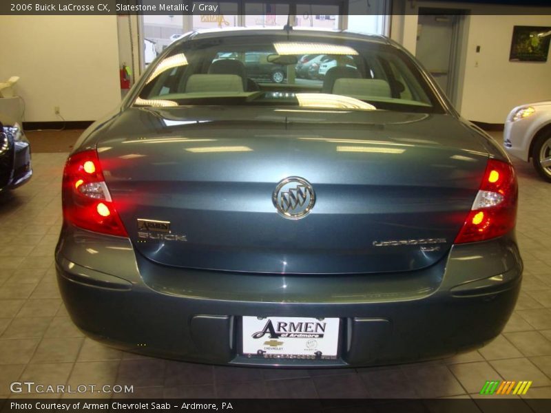 Slatestone Metallic / Gray 2006 Buick LaCrosse CX