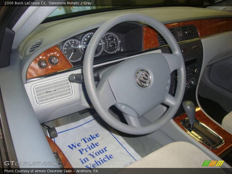Slatestone Metallic / Gray 2006 Buick LaCrosse CX