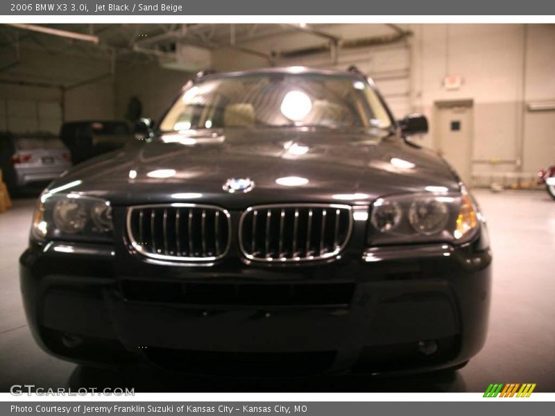 Jet Black / Sand Beige 2006 BMW X3 3.0i