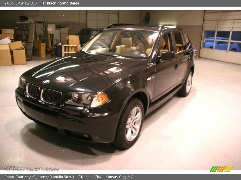 Jet Black / Sand Beige 2006 BMW X3 3.0i