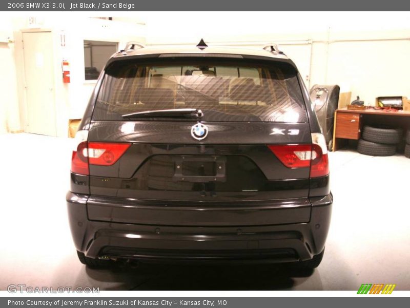 Jet Black / Sand Beige 2006 BMW X3 3.0i