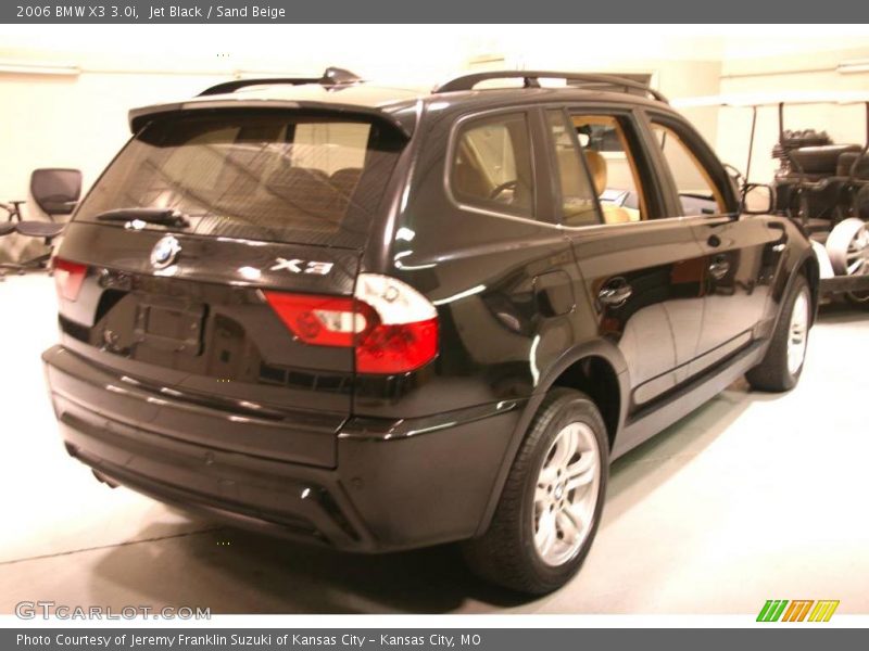 Jet Black / Sand Beige 2006 BMW X3 3.0i