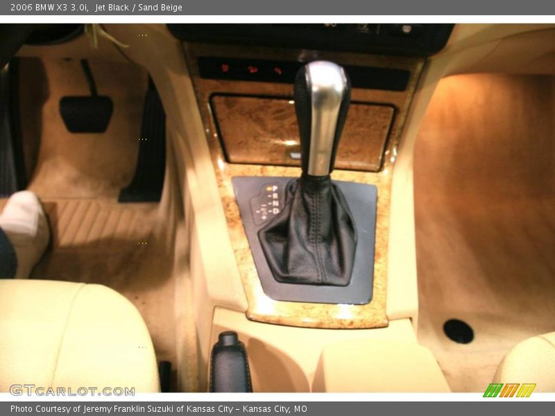 Jet Black / Sand Beige 2006 BMW X3 3.0i
