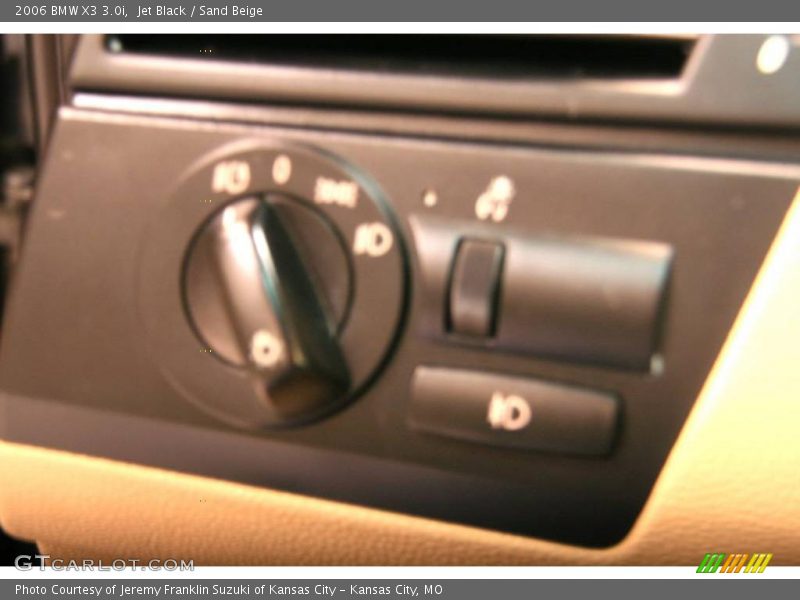 Jet Black / Sand Beige 2006 BMW X3 3.0i