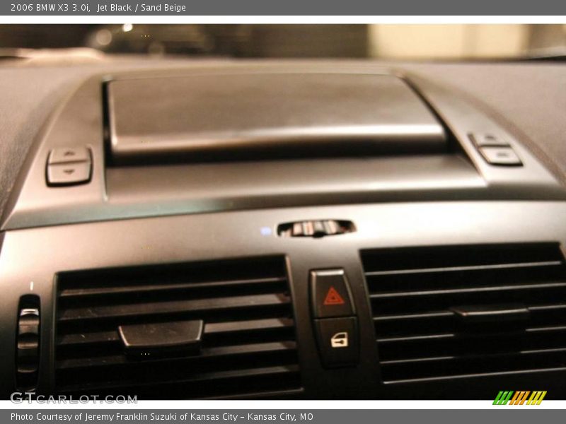 Jet Black / Sand Beige 2006 BMW X3 3.0i