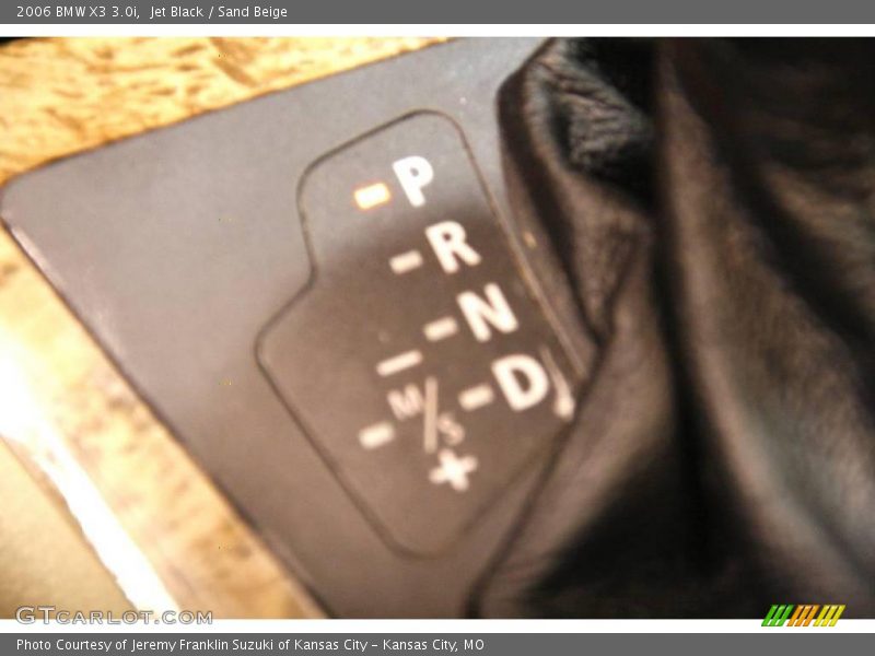Jet Black / Sand Beige 2006 BMW X3 3.0i
