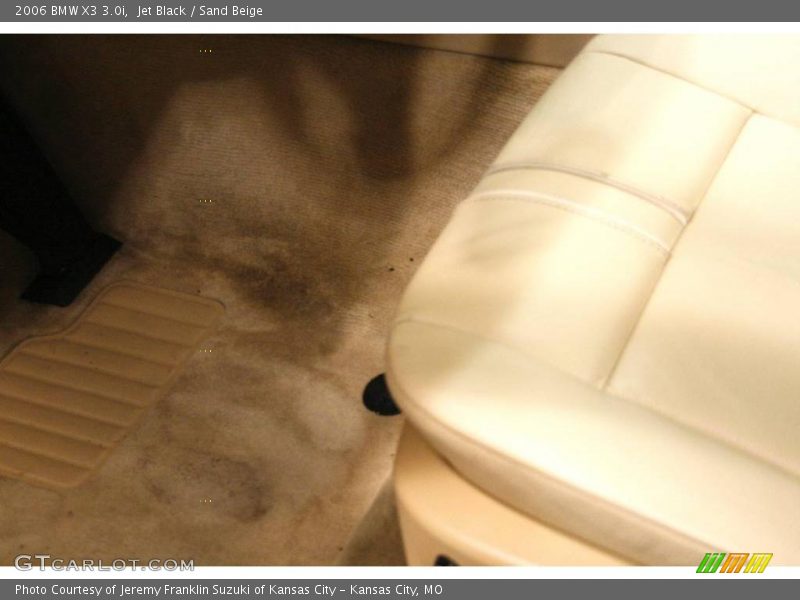 Jet Black / Sand Beige 2006 BMW X3 3.0i