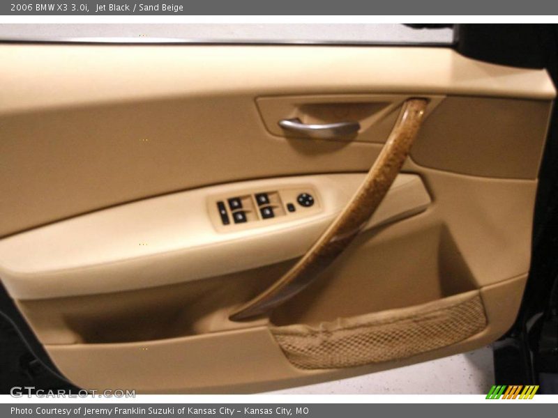 Jet Black / Sand Beige 2006 BMW X3 3.0i
