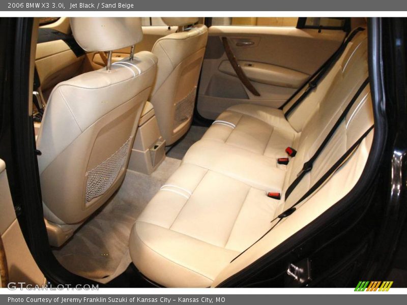 Jet Black / Sand Beige 2006 BMW X3 3.0i