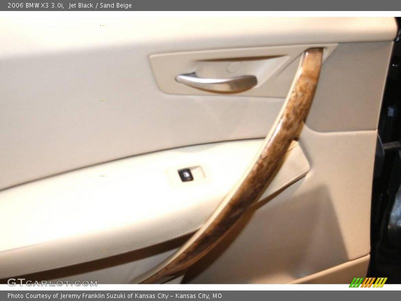 Jet Black / Sand Beige 2006 BMW X3 3.0i