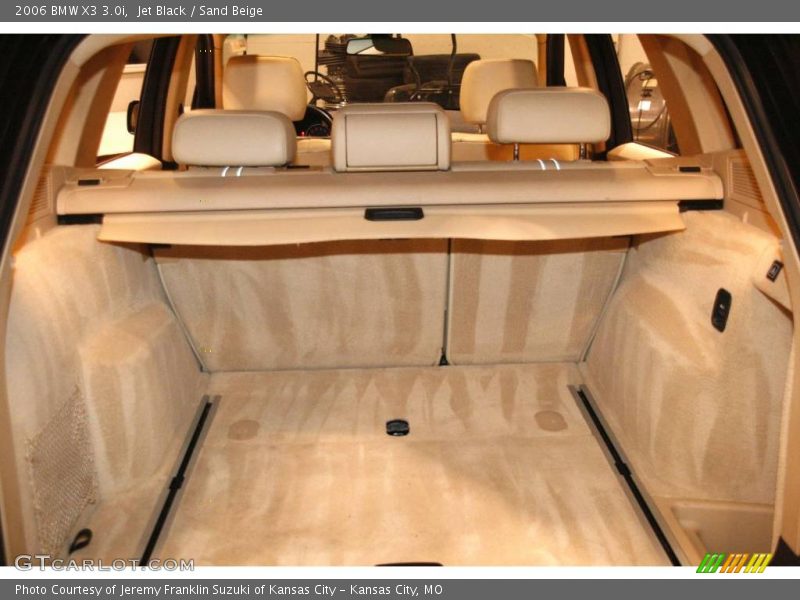 Jet Black / Sand Beige 2006 BMW X3 3.0i