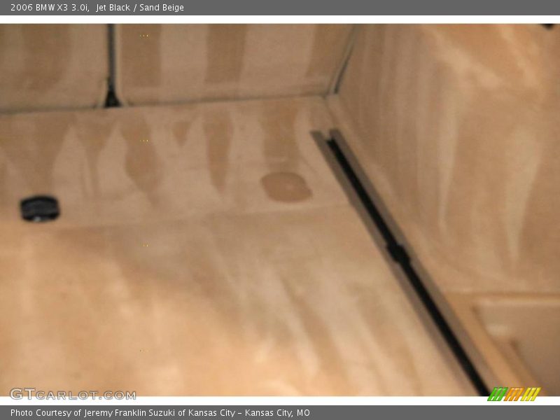 Jet Black / Sand Beige 2006 BMW X3 3.0i