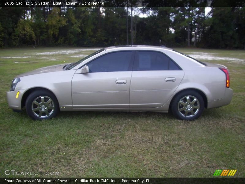 Light Platinum / Light Neutral 2005 Cadillac CTS Sedan