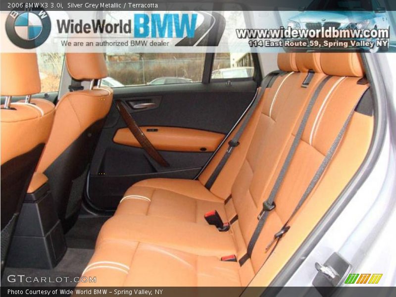 Silver Grey Metallic / Terracotta 2006 BMW X3 3.0i
