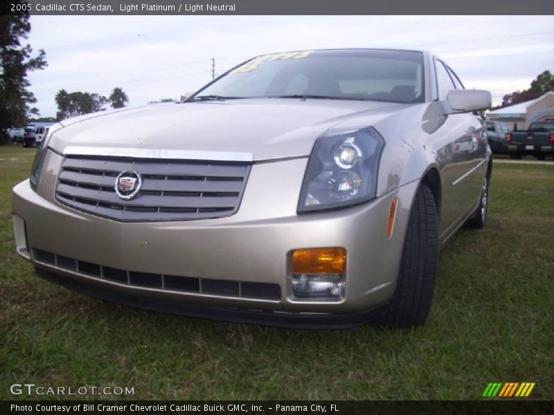Light Platinum / Light Neutral 2005 Cadillac CTS Sedan