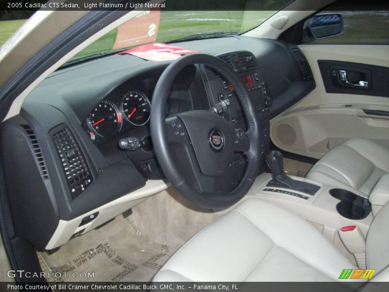 Light Platinum / Light Neutral 2005 Cadillac CTS Sedan