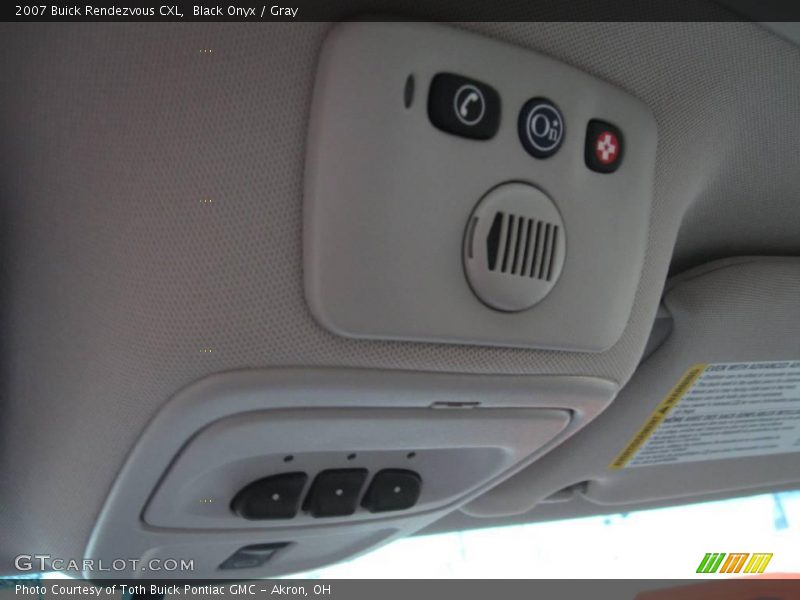Black Onyx / Gray 2007 Buick Rendezvous CXL