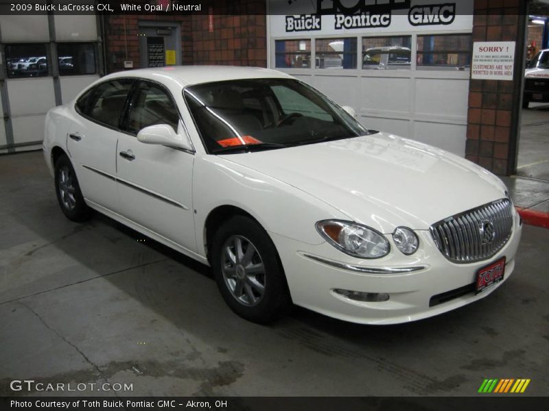 White Opal / Neutral 2009 Buick LaCrosse CXL