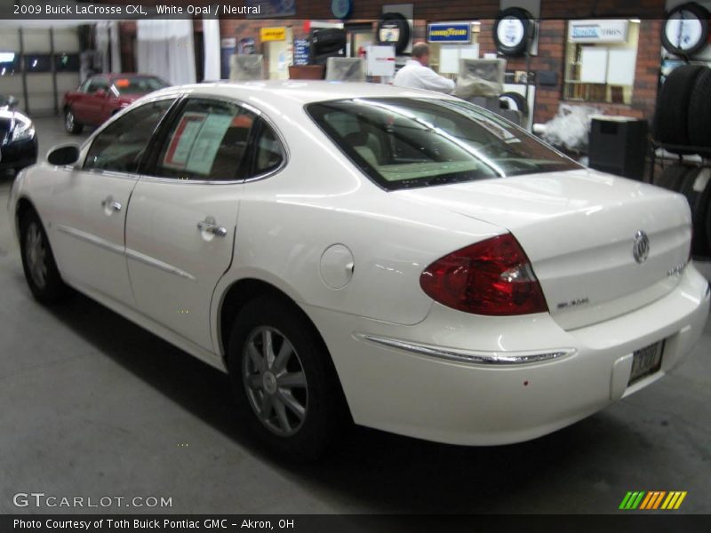 White Opal / Neutral 2009 Buick LaCrosse CXL