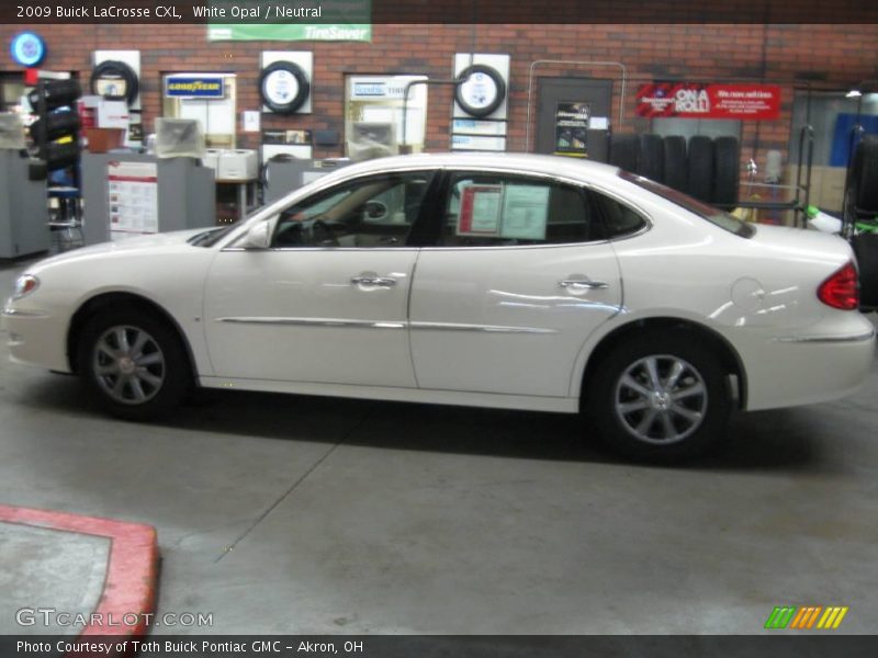 White Opal / Neutral 2009 Buick LaCrosse CXL