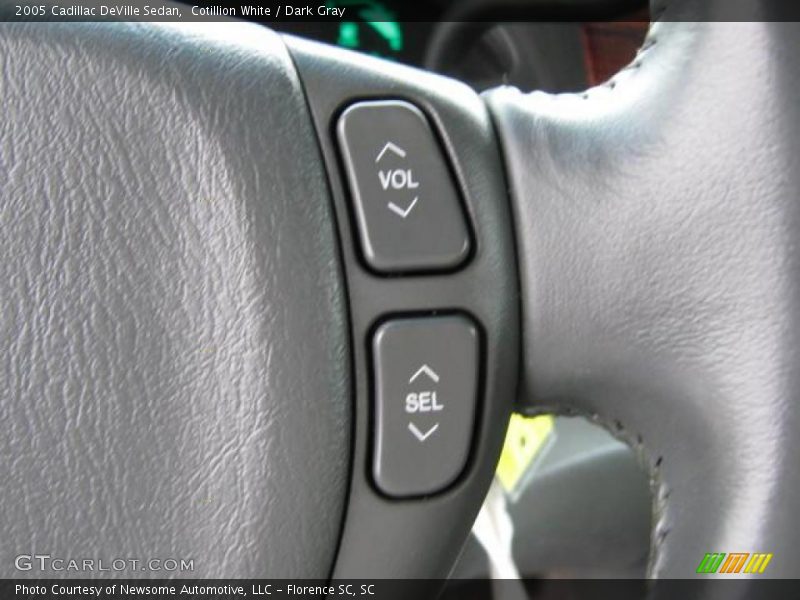 Cotillion White / Dark Gray 2005 Cadillac DeVille Sedan