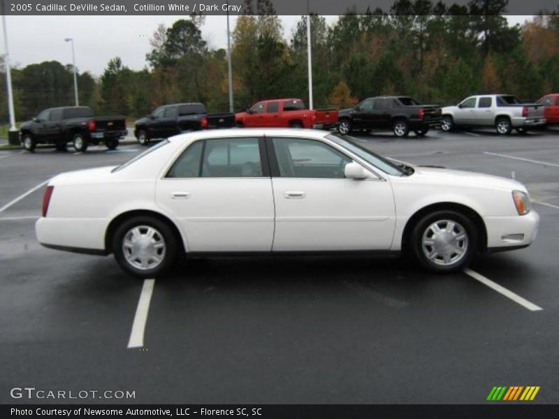 Cotillion White / Dark Gray 2005 Cadillac DeVille Sedan