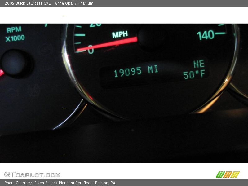 White Opal / Titanium 2009 Buick LaCrosse CXL
