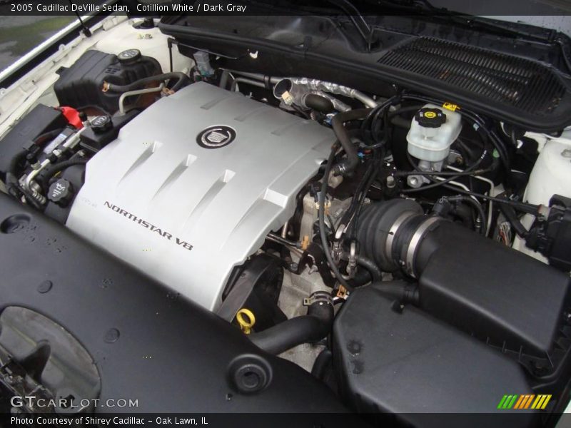 Cotillion White / Dark Gray 2005 Cadillac DeVille Sedan