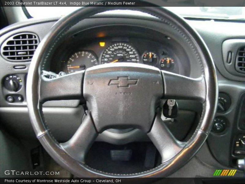 Indigo Blue Metallic / Medium Pewter 2003 Chevrolet TrailBlazer LT 4x4