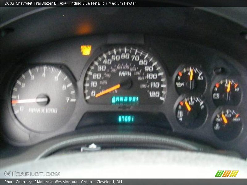 Indigo Blue Metallic / Medium Pewter 2003 Chevrolet TrailBlazer LT 4x4