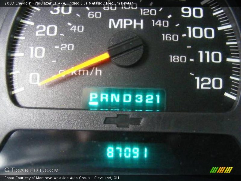 Indigo Blue Metallic / Medium Pewter 2003 Chevrolet TrailBlazer LT 4x4