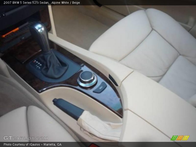 Alpine White / Beige 2007 BMW 5 Series 525i Sedan