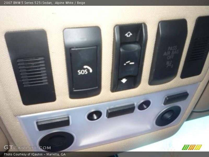 Alpine White / Beige 2007 BMW 5 Series 525i Sedan
