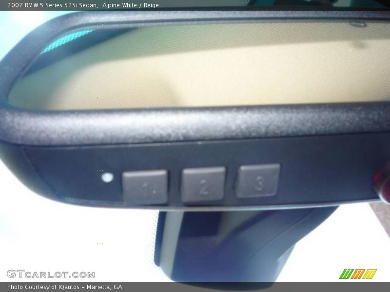 Alpine White / Beige 2007 BMW 5 Series 525i Sedan