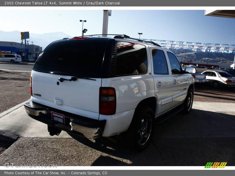Summit White / Gray/Dark Charcoal 2003 Chevrolet Tahoe LT 4x4