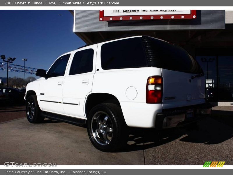 Summit White / Gray/Dark Charcoal 2003 Chevrolet Tahoe LT 4x4