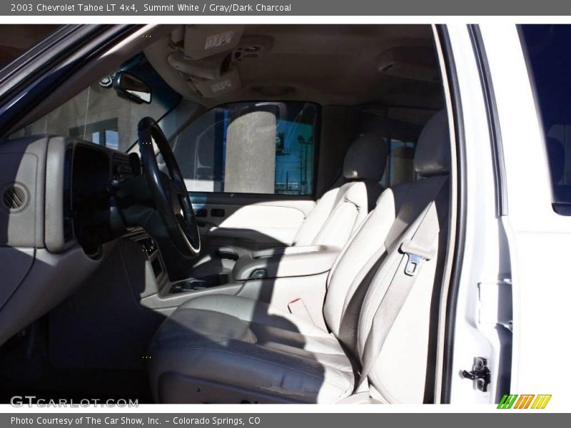 Summit White / Gray/Dark Charcoal 2003 Chevrolet Tahoe LT 4x4