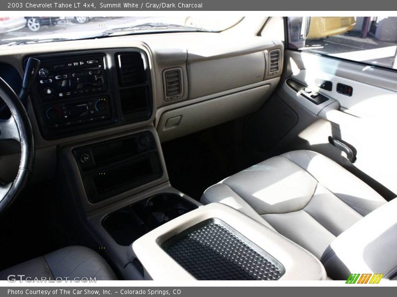 Summit White / Gray/Dark Charcoal 2003 Chevrolet Tahoe LT 4x4