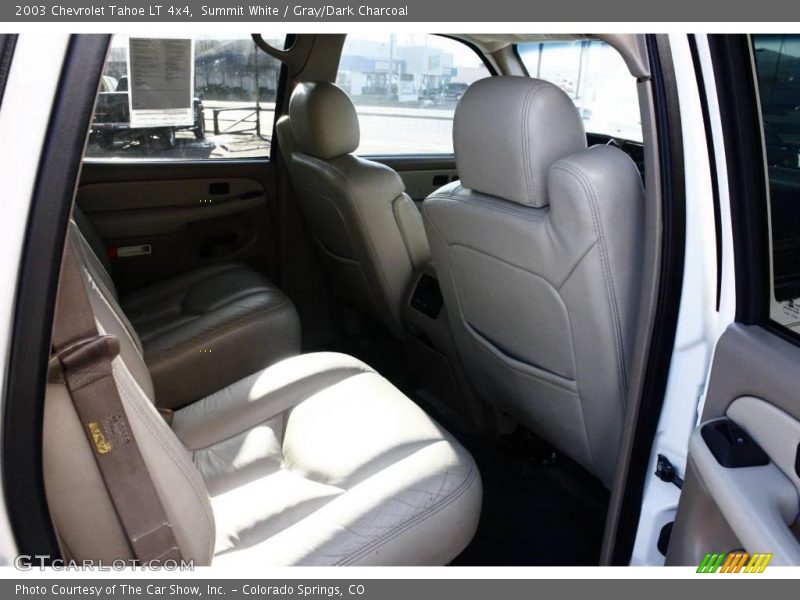 Summit White / Gray/Dark Charcoal 2003 Chevrolet Tahoe LT 4x4