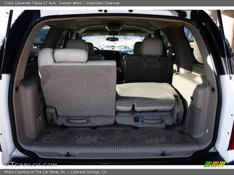 Summit White / Gray/Dark Charcoal 2003 Chevrolet Tahoe LT 4x4