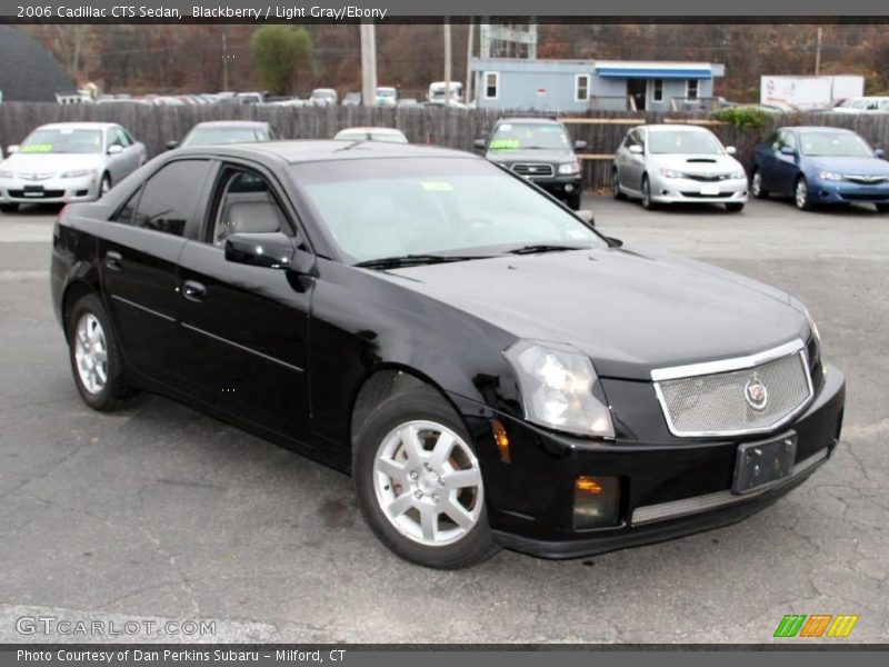Blackberry / Light Gray/Ebony 2006 Cadillac CTS Sedan