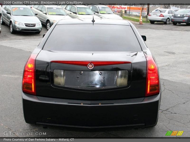Blackberry / Light Gray/Ebony 2006 Cadillac CTS Sedan