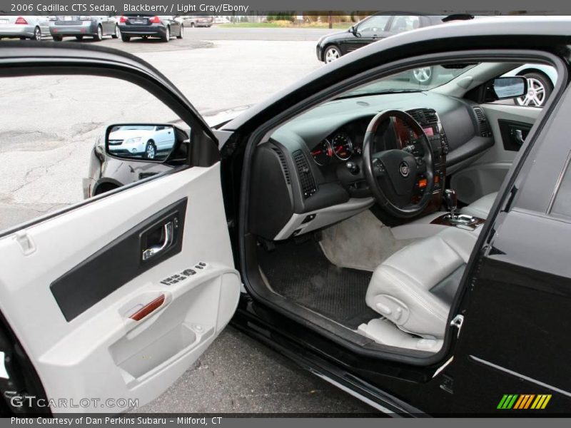 Blackberry / Light Gray/Ebony 2006 Cadillac CTS Sedan
