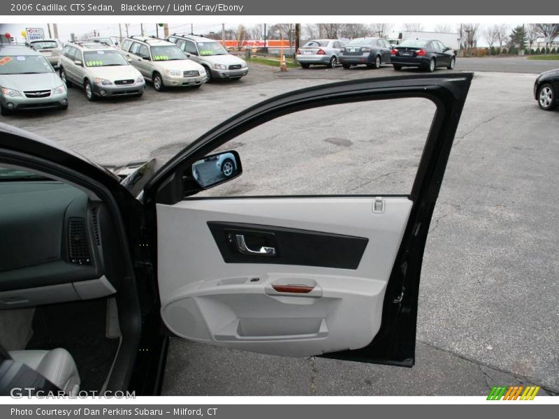 Blackberry / Light Gray/Ebony 2006 Cadillac CTS Sedan