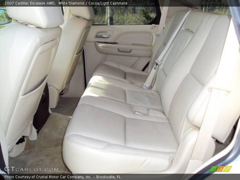 White Diamond / Cocoa/Light Cashmere 2007 Cadillac Escalade AWD