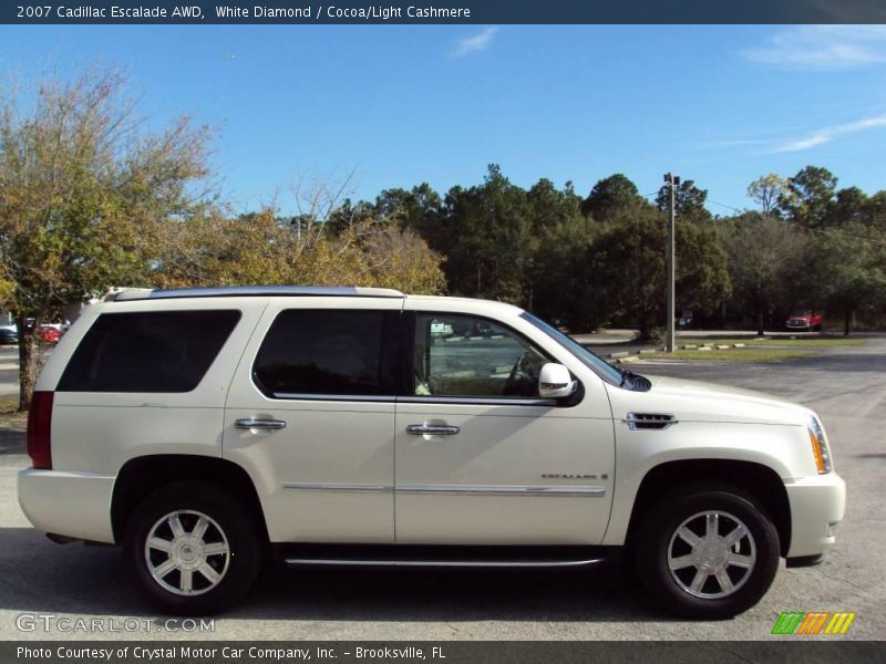 White Diamond / Cocoa/Light Cashmere 2007 Cadillac Escalade AWD