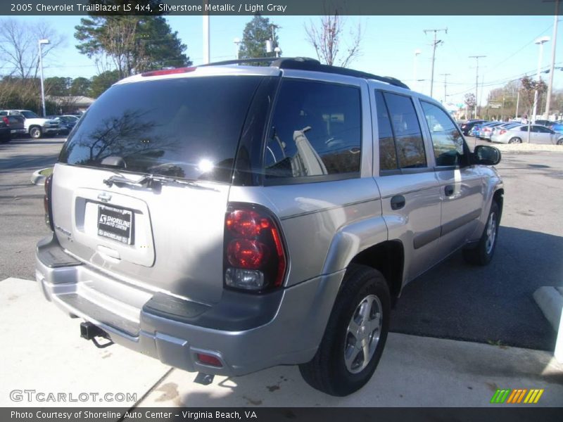Silverstone Metallic / Light Gray 2005 Chevrolet TrailBlazer LS 4x4
